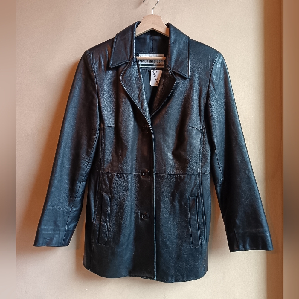 Made In Canada Black Leather Jacket